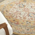 thumbnail image 6 of Nourison Passion Traditional Ivory/Yellow 5'3" x round Area Rug, (5 Round), 6 of 8