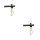 thumbnail image 1 of Yuarrent 10 piezas ganchos de equilibrio de pescado clip de liberación anti-bobinado ABS divisor de gancho de servicio pesado accesorios de pesca al aire Negro/L 2piezas Yuarrent CBP391259, 1 of 6