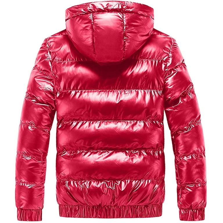 Shiny Fur Hood Puffer Jacket - Buy Fashion Wholesale in The UK