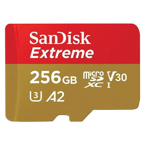 Memoria Sandisk Extreme MicroSDXC SDSQXA1 de 256 GB, Clase 10 SanDisk SDSQXA1-256G-GN6MA
