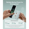 thumbnail image 3 of Anker 621 Magnetic Portable Charger (MagGo), 5,000mAh Wireless Power Bank with USB-C Cable, Magsafe-Compatible Battery Pack for iPhone 16/15/14/13/12 Series, 3 of 7