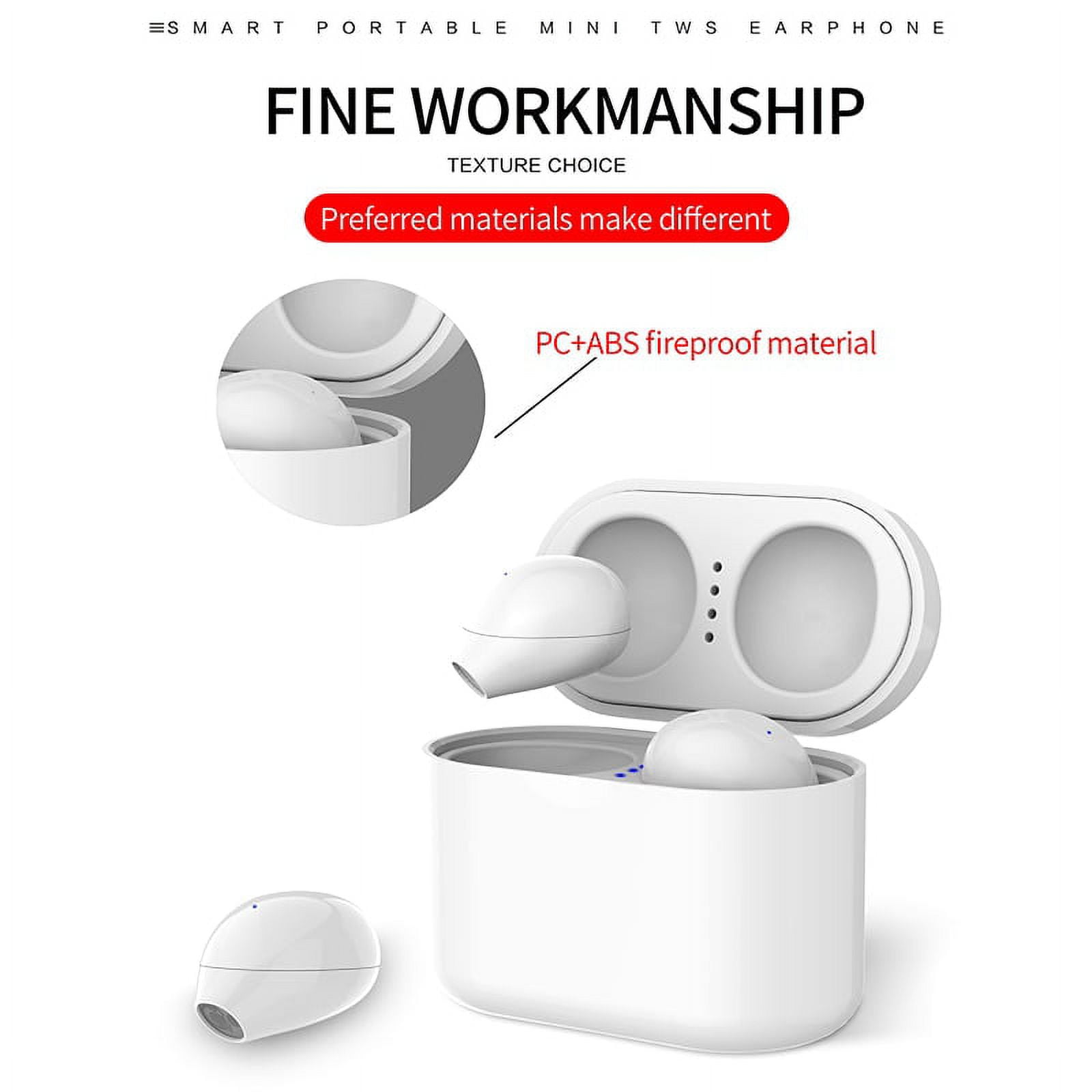 Invisible Mini Earbuds Bluetooth Earphones Hidden TWS Wireless Headphones With Mic Long Standby Type C Earpiece Dropshipping