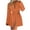 Orange, variant on Wrap Blazer Dress for Women Long Sleeve Lapel Collar Tie Front Elegant Wrap Dress for Casual Office Business Orange