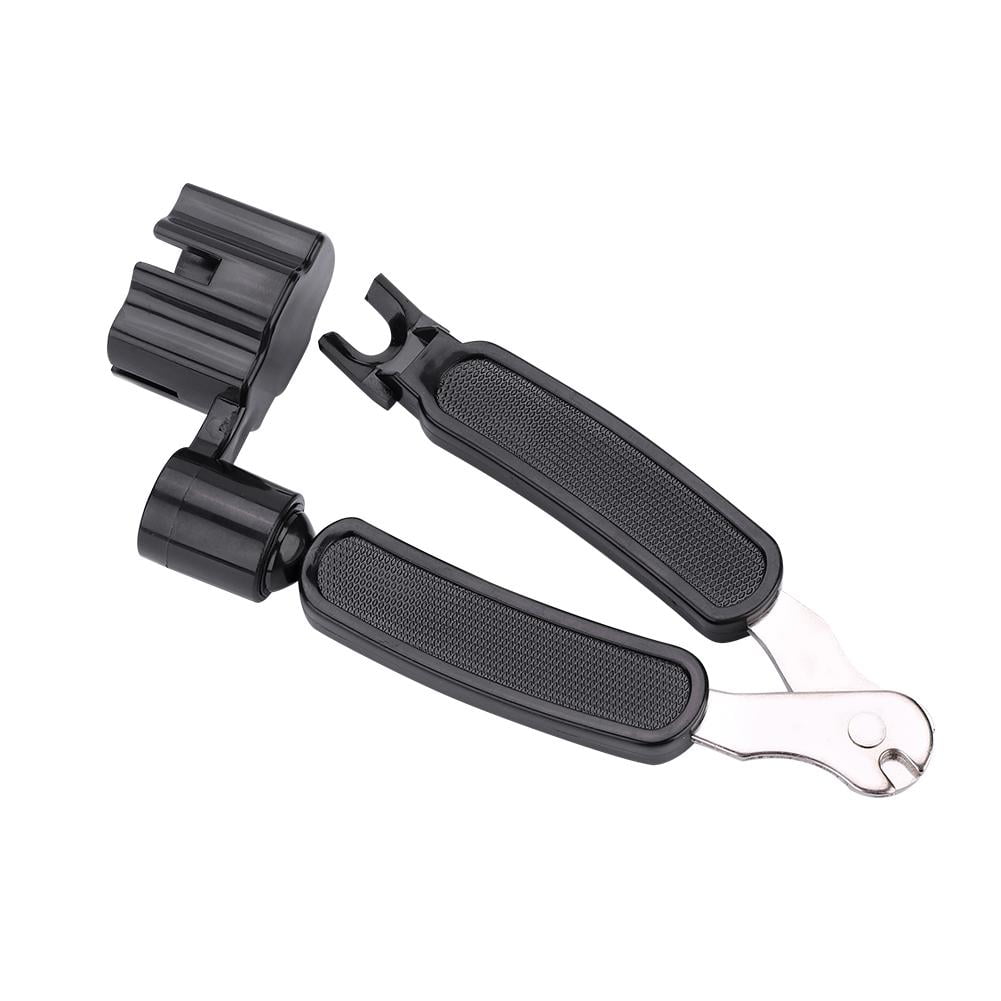 FAGINEY 3in1 String Peg Winder Cutter Bridge Pin Puller for Bass