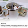 thumbnail image 4 of 5X Ceiling Fan Switch Kit 3 Speed 4 Wire, Zipper Speed Control Switch, ZE-208S Pull Wire Switch with Rope Bronze,5 x ZE-208S ceiling fan switch,Bronze & White, 4 of 7