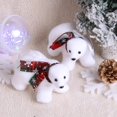 thumbnail image 2 of Decoraciones navideñas colgantes de oso blanco, adornos de árbol de Navidad, estatuillas de oso polar, decoración para exteriores, 1 pieza, 2 of 3