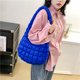 thumbnail image 3 of Bolsa De Hombro Bolso De Hombro Para Mujer Bolso De Mensajero En La Nube Bolsos Sólidos Casuales Plisados ​​(Azul) Likrtyny  Para Estrenar, 3 of 5