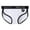 White, variant on Paiwinds Women‘s Mid Waist Comfort Briefs - Breathable Trendy Underwear with Playful Heart Pattern for Daily Style (M-2XL, 5 Colors)