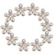 thumbnail image 1 of Phenovo Crystal Faux Pearl Botones Flatback Decor DIY 14.5mm 10pcs Beige , 4 perfecl Botón de flor de perla, 1 of 8