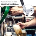 thumbnail image 3 of ZOUSSIQI Robinet de Bière Argenté Réglable Robinet de Fût de Bière en Acier Inoxydable Robinet de Tour de Bière pour Bars, Hôtels, Restaurants, Maison CA919-89008, 3 of 9