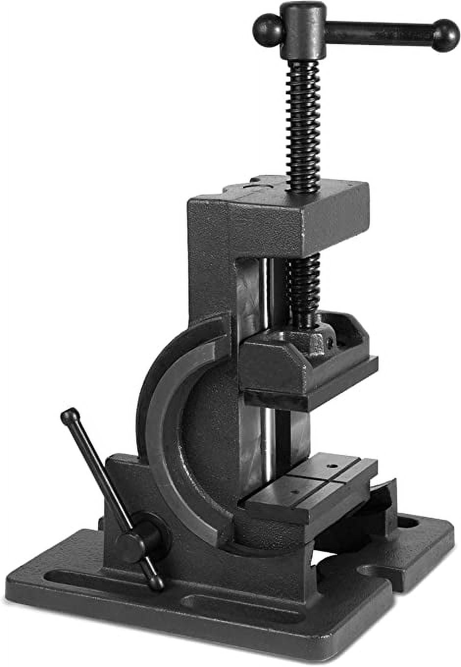 WEN 3.25 in. Industrial Strength Benchtop and Drill Press Tilting Angle Vise