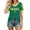 Green, variant on 2026 USA Soccer Jersey for Women, V-Neck Short Sleeve America Soccer Shirt, American Soccer Fan Jersey for Game Day Stadium Watch Party Casual Summer Wear (L, #BU)