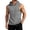437#Gray, variant on Mens Sleeveless Fitness Vest Bodybuilding Stringers Workout Tank Tops Black L
