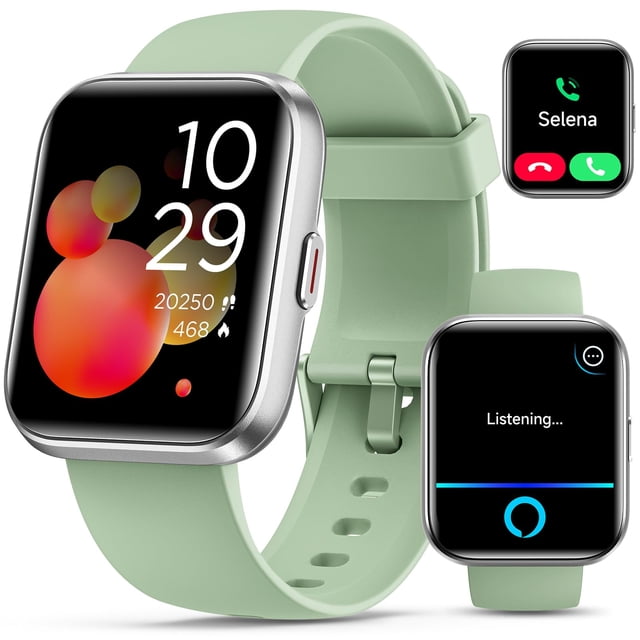 Reloj inteligente Smartwatch Quican para mujer/hombre con Alexa Green