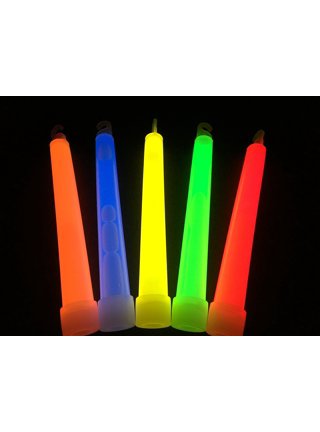 Glow Sticks Bulk Wholesale, 10 12 15mm Dia. Blue Industrial Grade Jumbo Light  Sticks, Bright Color, Glow 14 Hrs, Safety Glow Stick 3yrs Shelf Life, Ideal  for Camping & Emergency, GlowWithUs Brand