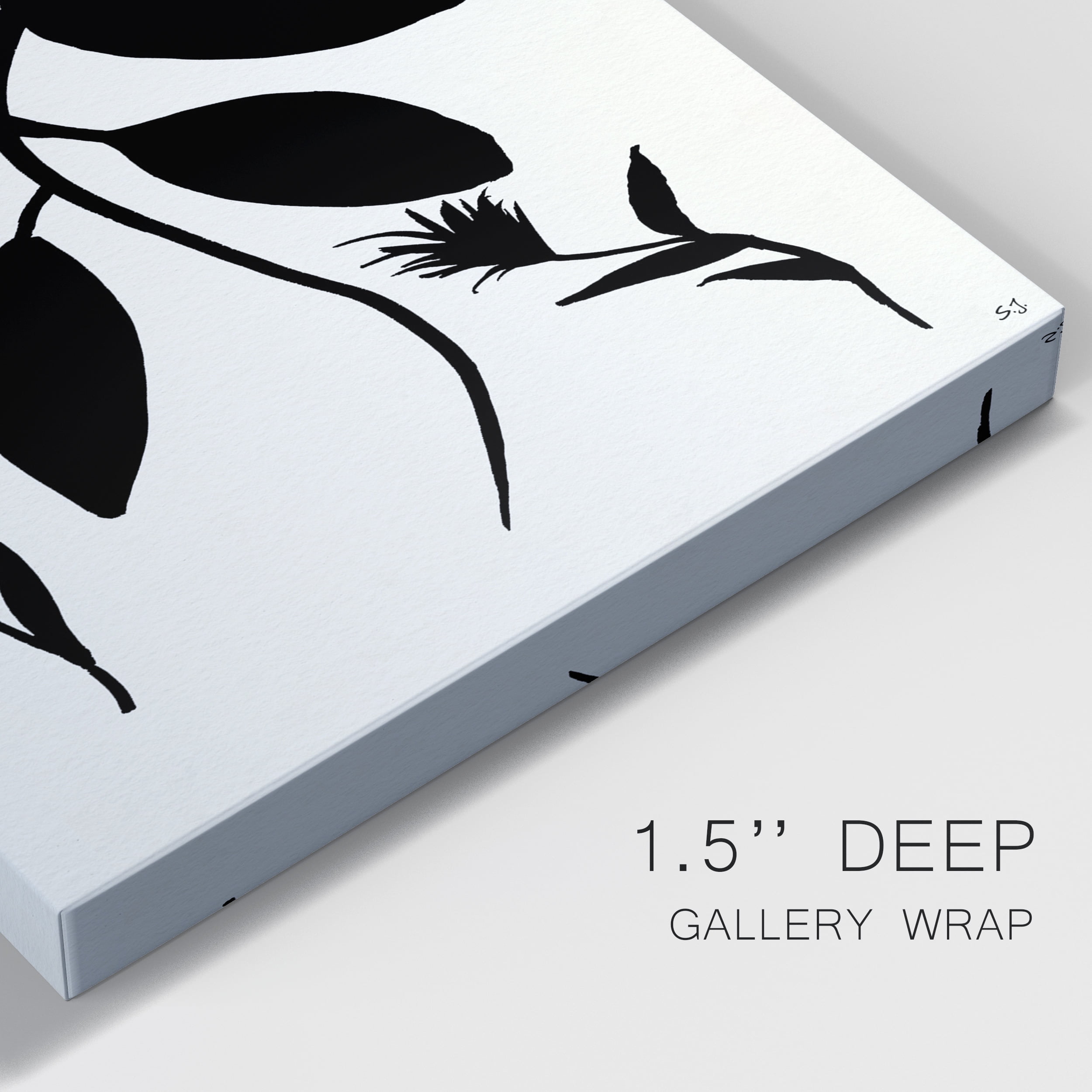 Silhouette Garden I Premium Gallery Wrapped Canvas - Ready to Hang - 24 x 36