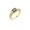 Black, variant on Unisex's Stainless Steel Simple Classic Elegant Novel Exquisite Personalized Romantic Ring White Size 6
