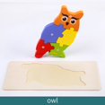 thumbnail image 1 of Juguetes educativos cognitivos de madera para educación temprana para niños, rompecabezas estéreo 3D con formas de animales de madera que se acumulan y combinan, 1 of 2