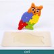 thumbnail image 1 of Juguetes educativos cognitivos de madera para educación temprana para niños, rompecabezas estéreo 3D con formas de animales de madera que se acumulan y combinan, 1 of 2