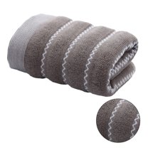 AUQ Wash Gags for Body,Soft Cotton Loop Construction Small Towels,Consistent Water Removal Face Cloths,Brown,29.53*13.78*0.39in