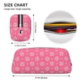 thumbnail image 3 of Uemuo Cartoon Pigs and Hearts Printed Leather Pencil Case, Pencil Pouch, Portable Pencil Bag, Pen Case for& Office, 3 of 7