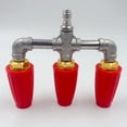 thumbnail image 4 of Dusknt Under $5 Rotating Nozzle Three Nozzle High Pressure Cleaning Machine Red Copper, Clearance Sales Today! Deals Prime!, 4 of 7