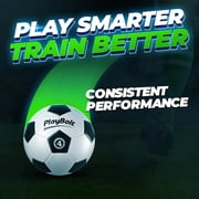 PlayBolt Soccer Ball Size 4 – 1 Pack Soccer Ball with Hand Pump for Kids & Teens – Training, Practice & Outdoor Play