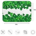 thumbnail image 4 of GZHJMY Shamrock Leaves St. Patrick's Day Absorbent Dish Drying Mat Microfiber Kitchen Countertop Table Protector Multi-Purpose Counter Rack Sink Drainer Pad (16" x 18"), 4 of 6