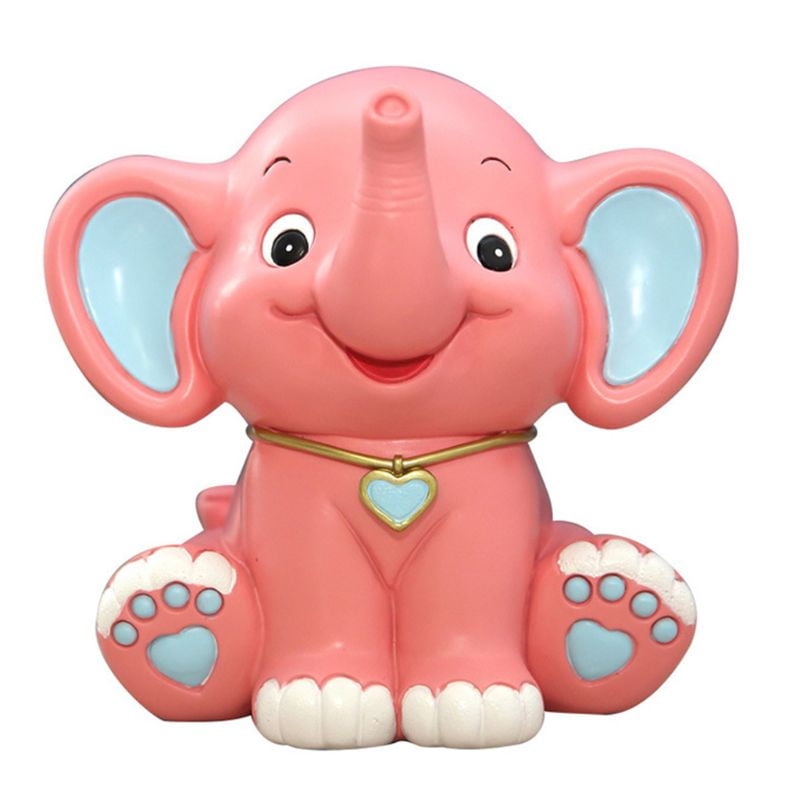 CHOOLD Cute Cartoon Elephant Piggy Bank Coin Bank Saving Pot Money Box for Kids 