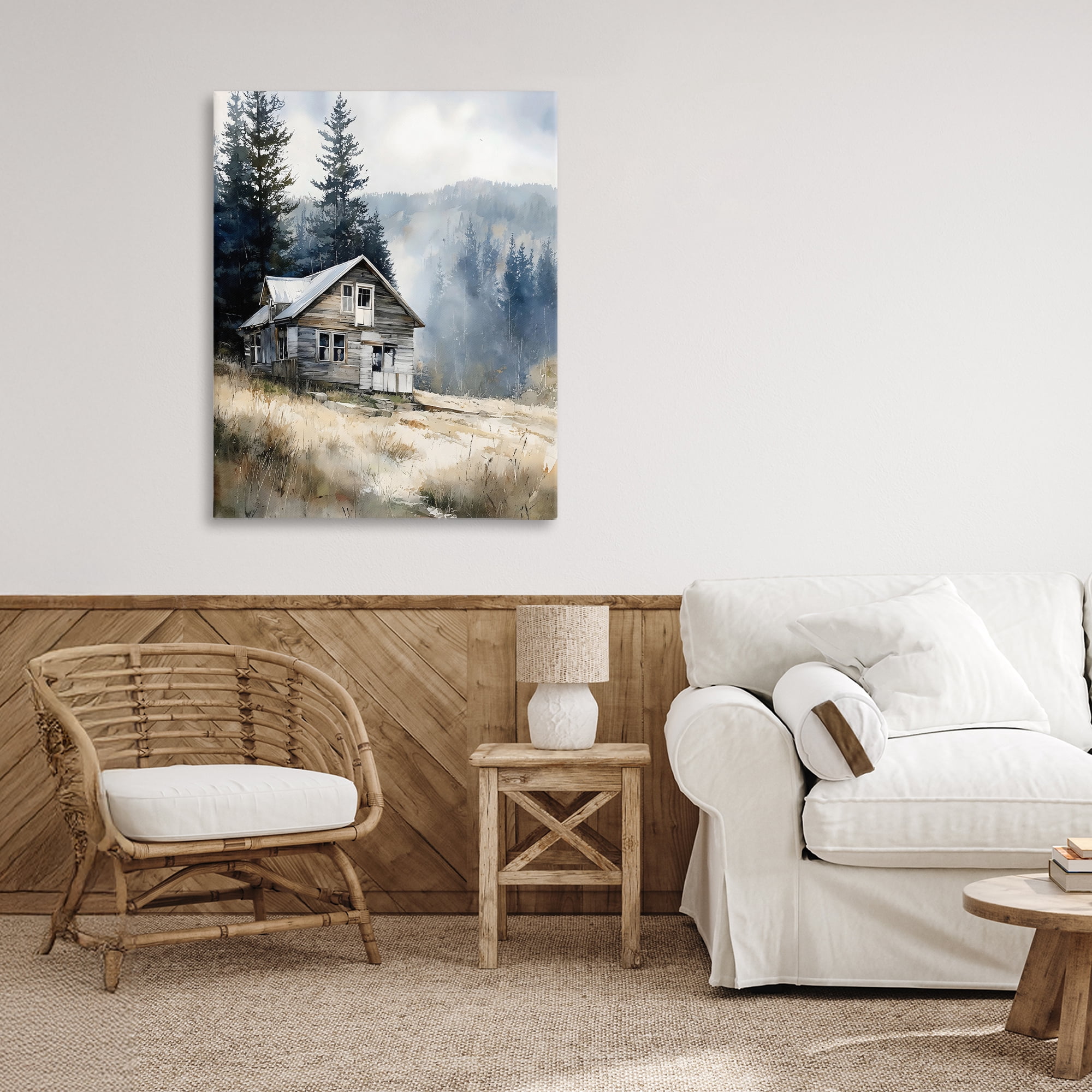 Stupell Industries Old Mountain House Canvas Wall Art, design by Franklyn Gregory