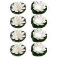 thumbnail image 1 of 8pcs Floating Lotus Artificial Lily Pads Pond Landscape Decorations Fake Lotus, 1 of 1