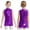 Purple, variant on iiniim Kids Girls Sequins Sleeveless Short Jumpsuit Ballet Dance Biketard Gymnastics Leotard Unitard Light Blue 12