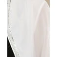 thumbnail image 5 of INSPIRE CHIC Women's Evening Shurg Sequin Beaded Open Front Cocktail Formal Bolero M White, 5 of 6
