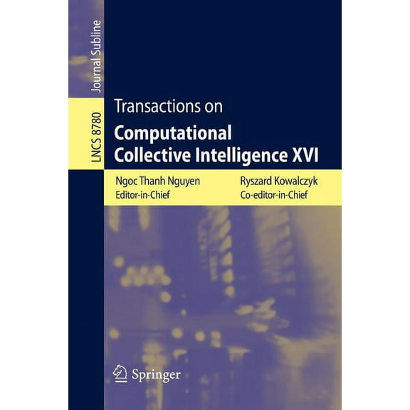 Transactions on Computational Collective Intelligence XVI, (Paperback)