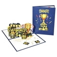 thumbnail image 3 of TIMIFIS Home Decor Graduation 3d Card Happy Graduation 3d Greeting Card Congratulations 3d Card Celebrating College High School Graduates DecorFall, 3 of 7