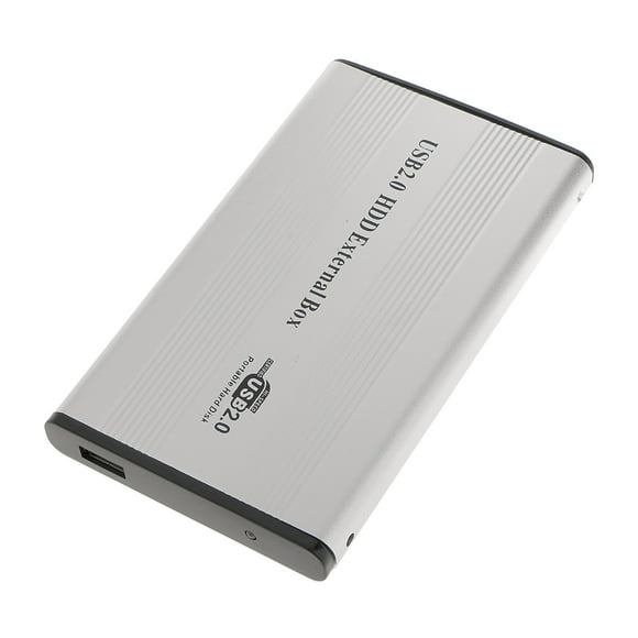USB2.0 IDE Externo 2.5 "SSD HDD Caja de disco duro Caja de disco para computadora portátil Gris Sunnimix Caja de disco duro