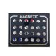 thumbnail image 1 of Juego de 12 pares de pendientes unisex con incrustaciones de diamantes de imitación, joyería sin perforaciones ------Código de producto 69929, 1 of 5