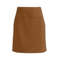 thumbnail image 5 of JGGSPWM Skorts for Woman Fashion Knee Length Golf Skirt Long Athletic Tennis Skorts Women's Dressy Casual with Shorts Pockets Brown M, 5 of 5