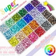 thumbnail image 2 of 20000PCS 24 Color Resin Rhinestones w B7000 Jewelry Glue for Bedazzling Crafting 3mm 4mm Flatback Crystal Stones Rainbow Colorful Gems Diamonds Crystals for Nails Face Makeup Tumblers Crafts, 2 of 10