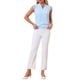 thumbnail image 2 of INSPIRAR CHIC Blusa de Trabajo Básica Sin Mangas con Cuello en V para Mujeres L Azul Cielo, 2 of 6