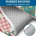 thumbnail image 4 of Pioneer Flower Floral Print Pattern Bathroom Rugs Sets 3 Piece,Toilet Cover Set,Absorbent Non Slip Bathroom Mats Sets with U-Shaped Contour Rug Toilet Rug Set, 4 of 5