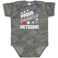 thumbnail image 3 of Inktastic Proud Daughter of a Veteran Veterans Day Girls Baby Bodysuit, 3 of 5
