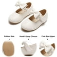 thumbnail image 4 of Toddler Flower Girl Dress Shoes - Girl Ballet Flats Party School Shoes Wedding, 4 of 6