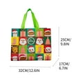 thumbnail image 3 of Eolstice Christmas Themed Reusable Tote Bags, Multipurpose Non Woven Grocery Shopping Bags, For Holiday Parties, 3 of 3