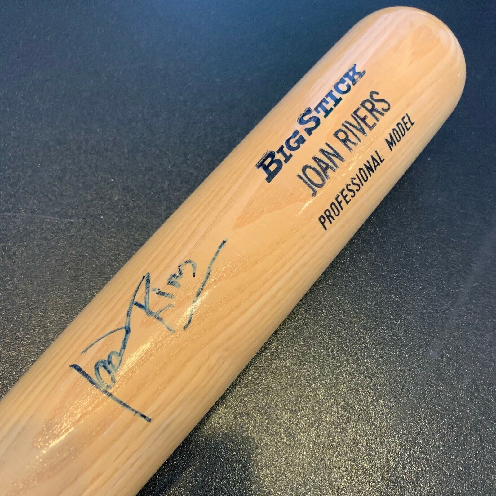 Joan Rivers Signed Personal Model Baseball Bat With JSA COA  Signed Letter