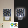 thumbnail image 2 of Yayeee LED Plug in Night Light for The Home with Auto Dusk to Dawn Light Sensors, 2 Pack, Elegance Art Pattern, 2 of 6
