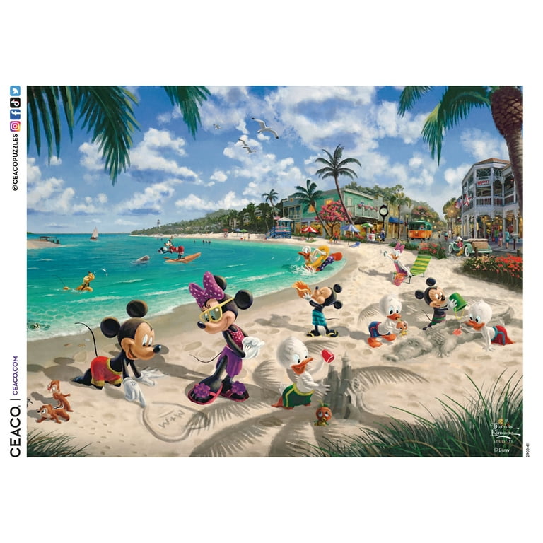 Ceaco Thomas Kinkade Disney Mickey & Minnie Jigsaw Puzzle