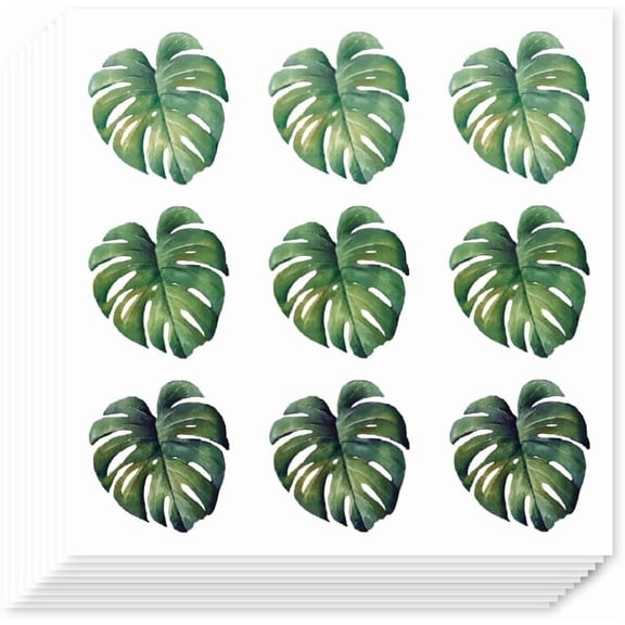 180Pcs Self-Adhesive Planner Stickers Leaf Stickers Plant Theme Paper Decals