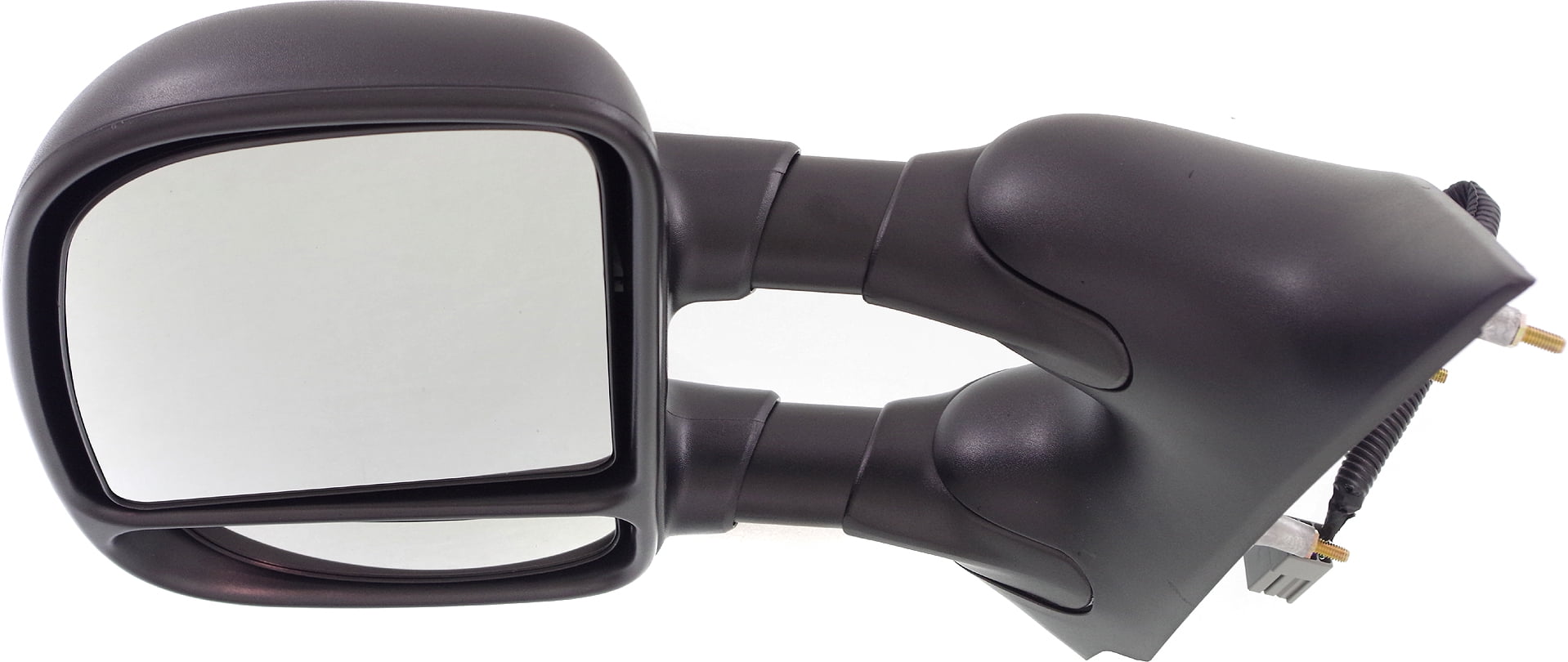 Kool Vue Towing Mirror Compatible With 2009-2014 Ford E-450 Super Duty E-350 Left Driver Side w/ Blind Spot Corner Glass Textured Black