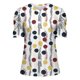 thumbnail image 5 of Puntoco Liquidación de blusas cortas para mujer, blusa holgada informal de manga corta a la moda para mujer, 5 of 5